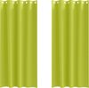 vidaXL Verdunkelungs-Vorhänge mit Ringen 2 pcs Grün 245 x 140 cm 4107391 Bild 2