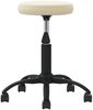 vidaXL Massagehocker Samt Creme 3085737 Bild 3