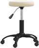 vidaXL Massagehocker Samt Creme 3085737 Bild 2