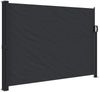 Seitenmarkise Ausziehbar, Balkon Sichtschutz Schwarz 140x600 cm Bild 2