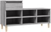 vidaXL Schuhregal Grau Sonoma 102x36x60 cm Holzwerkstoff 821210 Bild 2