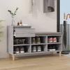 vidaXL Schuhregal Grau Sonoma 102x36x60 cm Holzwerkstoff 821210 Bild 3