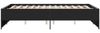 vidaXL Bettgestell Schwarz 135x190 cm Holzwerkstoff und Metall 3279902 Bild 5