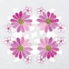 ARSVITA Tischdecke mit Stickerei, mit Blumen oder Schmetterlingen bestickte 30x30cm Decke für den Tisch, in vielen verschiedenen Designs verfügbar Rosa - Pink Eckig Bild 2