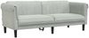 vidaXL 2-tlg. Sofagarnitur Hellgrau Samt 3209219 Bild 5