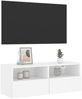vidaXL TV-Wandschrank Weiß 80x30x30 cm Holzwerkstoff 836868 Bild 5