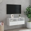 vidaXL TV-Wandschrank Weiß 80x30x30 cm Holzwerkstoff 836868 Bild 3