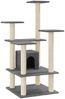 vidaXL Kratzbaum mit Sisal-Kratzsäulen Dunkelgrau 110 cm 171481 Bild 2