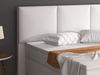 Boxspringbett Oslo 180x200 cm Kunstleder Weiß Bild 2