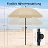 Woltu Esszimmerstuhl, Strandschirm UV-beständig, höhenverstellbar, 45° knickbar, rund Bild 4