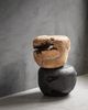 Beistelltisch Ball aus Teakholz, Natur Bild 2