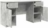vidaXL Schreibtisch mit Regal Betongrau 140 x 49 x 76 cm Holzwerkstoff 3328510 Bild 5