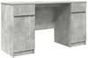 vidaXL Schreibtisch mit Regal Betongrau 140 x 49 x 76 cm Holzwerkstoff 3328510 Bild 2