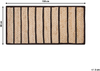 Teppich Jute-Baumwolle schwarz/beige 80x150 cm KARADONA Bild 2
