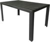 FIRE SOUL Nonwood Alu-Gartentisch Gartenmöbel anthrazit/grau 120x70 cm Bild 2