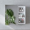 Roomart LYCIA-82 Badmöbel - nur Spiegelschrank - H 60 x B 16 x T 70 cm • Weiß Bild 2