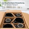 BigDean Tasse Moderne Kaffeebecher 400 ml farbige Kaffeetassen aus Steingut, 6-tlg, Steingut, Hochwertige Haptik und elegante Ausstrahlung Bild 4