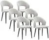 Vente-unique - NIYAMA Stuhl Stoff Grau - B 56 cm x H 81 cm x L 50 cm Bild 2