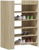 vidaXL Schuhschrank Sonoma-Eiche 74,5x37,5x100 cm Holzwerkstoff 848432 Bild 3