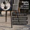 STEELSØN 'Tarian' Gartenstuhl im Rope Design, 2er-Set, dunkelgrau, Loungesessel bis 120 kg belastbar, inkl. Sitzkissen, wetterfest & höhenverstellbar Bild 3