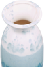 Blumenvase CHALCIS Steinzeug 25 cm Blau Bild 4