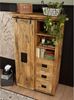 Schrank Mango 100x45x175 natur lackiert RAILWAY #114 Bild 3