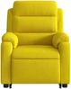 vidaXL Relaxsessel mit Aufstehhilfe Gelb Samt 3205099 Bild 4