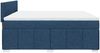 vidaXL Boxspringbett mit Matratze Blau 200x200 cm Stoff 3287181 Bild 5
