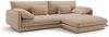 Micadoni Ecksofa Torino 4-Sitzer Rechts Samt Sand Bild 2
