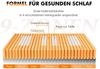 CHICASA Taschenfederkern-Hybridmatratze 90x200 cm, 9-Zonen, H3, 25 cm, OEKO-TEX® zertifiziert Bild 4