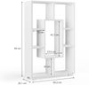 Raumteiler Domus Weiß 60.2 x 90 cm 7 Fächer Vicco Bild 3