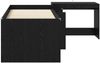 vidaXL Hochbett mit Schreibtisch für Kinder Schwarze Eiche 80 x 200 cm 3423439 Bild 4