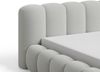 Chilly Möbel Polsterbett Stone Grau Bouclé Stoff 140x200 cm mit Stauraum Quelle 83 Bild 3