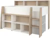 Vente-unique - APOLINO Bett Holz, Platte BeigeWeiß - B 133,3 cm x H 139,9 cm x L 208,4 cm Bild 5