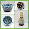 AIMAX Teeservice Matcha Set 7-teilig mit Schale, Bambusbesen, Löffel & Zubehör (7-tlg), Keramik&Bambus, für Teezeremonie & Geschenk Bild 4