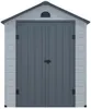 Vente-unique - CESIO Gartenhaus Harz GrauGrau - B 180 cm x H 180 cm x L 176 cm Bild 4