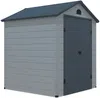 Vente-unique - CESIO Gartenhaus Harz GrauGrau - B 180 cm x H 180 cm x L 176 cm Bild 3