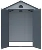 Vente-unique - CESIO Gartenhaus Harz GrauGrau - B 180 cm x H 180 cm x L 176 cm Bild 5