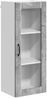 vidaXL Wandglas-Schrank LUCCA Betongrau 40 x 31 x 100 cm Holzwerkstoff 885098 Bild 2