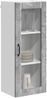 vidaXL Wandglas-Schrank LUCCA Betongrau 40 x 31 x 100 cm Holzwerkstoff 885098 Bild 3