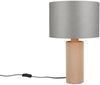Große Tischleuchte CANIO aus recycelter Pappe und Bambus, Höhe 48cm Bild 2