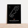 Poster Formel 1 Rennstrecken · Deko Print ohne Rahmen - F / 40x60 cm Bild 2