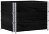 vidaXL Pflanzkasten Schwarz 80x60 cm Massivholz Kiefer 3295420 Bild 5
