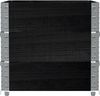 vidaXL Pflanzkasten Schwarz 80x60 cm Massivholz Kiefer 3295420 Bild 4
