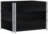 vidaXL Pflanzkasten Schwarz 80x60 cm Massivholz Kiefer 3295420 Bild 2