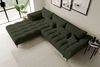99rooms Ferrano Ecksofa Chenille EDEN Olive Links mit Sitztiefenverstellung Bild 3