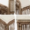 vidaXL Gartensofa-set 11 pcs Beige Poly-Rattan 3434970 Bild 5