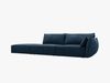 Micadoni Sofa Kaelle 4-Sitzer Links Chenille Over The Horizon Königsblau Bild 2