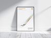 Poster Formel 1 Überholmanöver Linien Kurve Windschatten Rennstrecke Rennfahrer Rennwagen · Deko Print ohne Rahmen - D Norris / 30x40 cm Bild 5