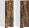 vidaXL Geschirrspülerfront Kalmar 2 pcs Geräucherte Eiche 884665 Bild 2